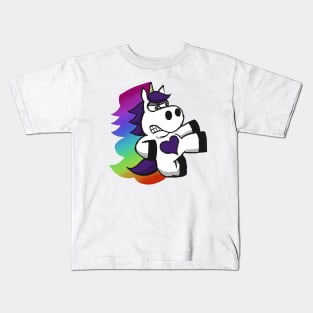 Rainbow Slasher the Unicorn Kids T-Shirt